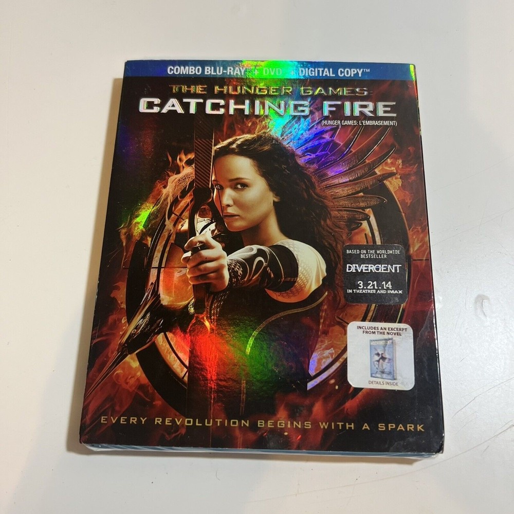 Sealed The Hunger Games: Catching Fire Combo Blu-ray + DVD + Digital, Widescreen